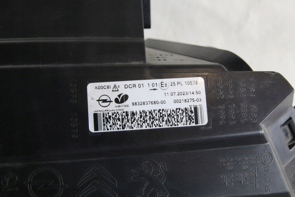 Frontscheinwerfer Opel Vivaro C Zafira Life 9832837680 Xenon Links Headlight SCH1638523480fu
