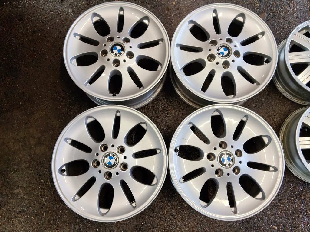 4x Alufelge 17 Zoll 7.5" 5x120 40ET Glanz Silber 10961586 BMW Rim Wheel FEL8227434452yz