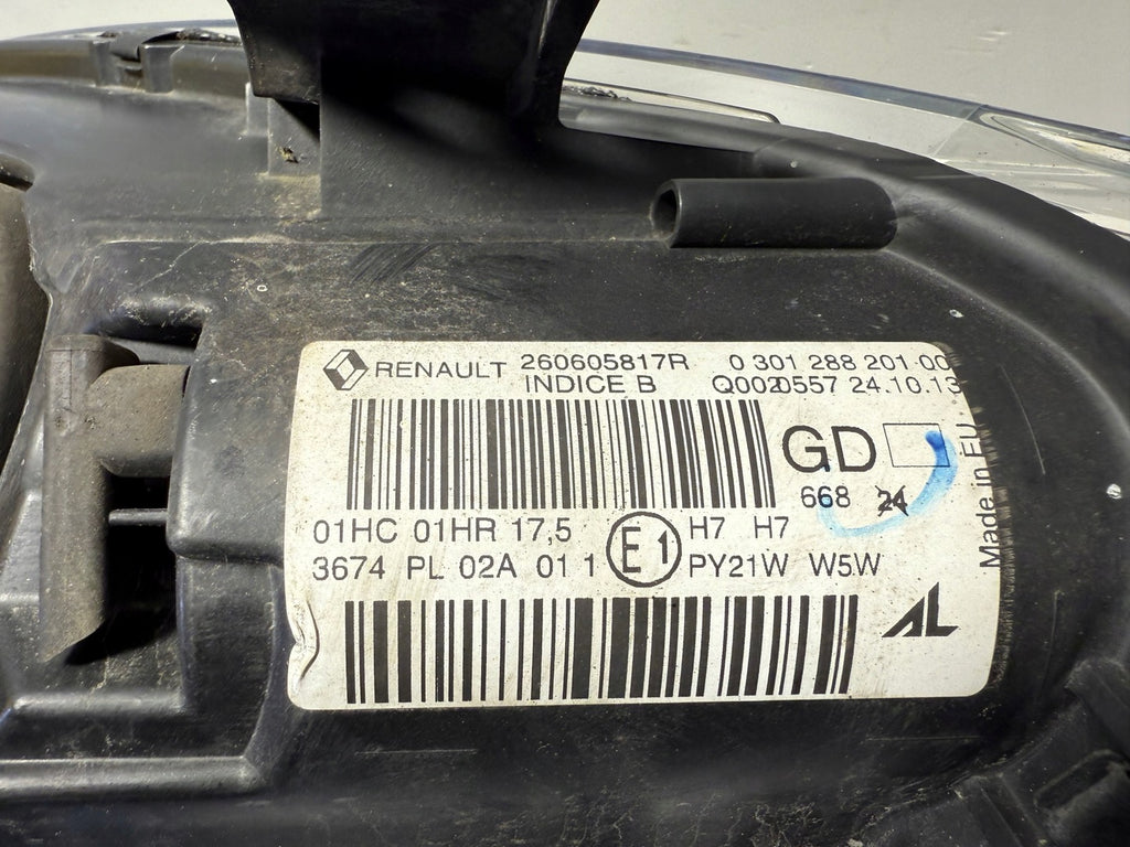 Frontscheinwerfer Renault Megane III 260605817 Links Scheinwerfer Headlight SCH4176765478xs
