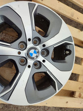 Load image into Gallery viewer, 1x Alufelge 16 Zoll 7.0&quot; 5x112 52ET Glanz Schwarz 6855081 BMW F45 F46 Rim Wheel