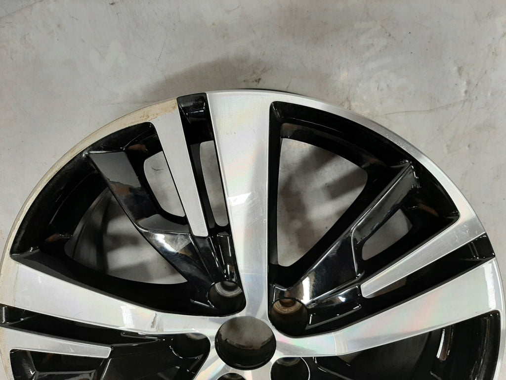 1x Alufelge 18 Zoll 7.5" 5x108 49ET Glanz Schwarz 9809687377 Peugeot Ii FEL5283414217di