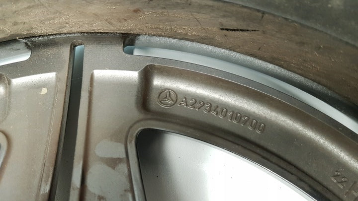 1x Alufelge 19 Zoll 8.0" 5x112 34ET A2934010700 Mercedes-Benz Eqc N293 Rim Wheel FEL8539905115vg