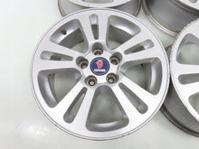 Laden Sie das Bild in den Galerie-Viewer, 4x Alufelge 16 Zoll 6.5" 5x110 41ET Glanz Silber 12804095 Saab I Rim Wheel FEL5159383270zm