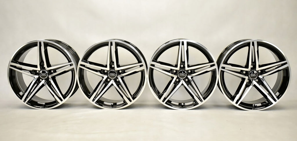 4x Alufelge 18 Zoll 8.5" 5x112 29ET Glanz Silber 8W0601025 Audi Rim Wheel FEL3682059682wl