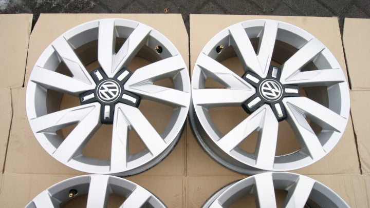 4x Alufelge 16 Zoll 6.5" 5x112 3GO601025A VW Passat Rim Wheel FEL8598072028of