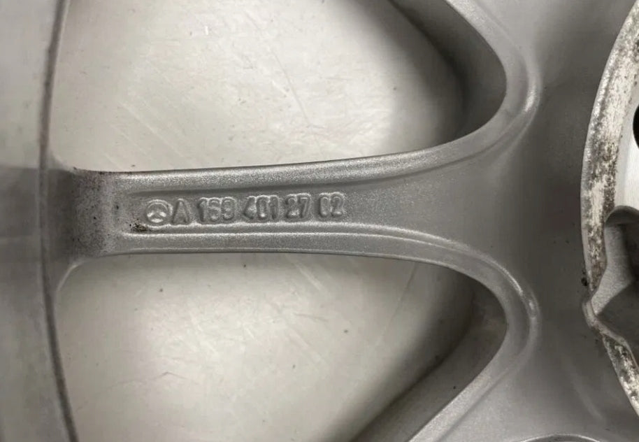 1x Alufelge 16 Zoll 6.0" 5x112 46ET Glanz Silber A1694012702 Mercedes-Benz W169 FEL8834132950ku