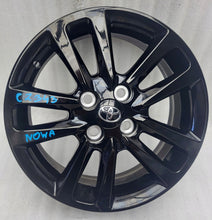 Load image into Gallery viewer, 1x Alufelge 15 Zoll 5.0" 4x100 39ET Glanz Schwarz PZ49P-B0671-XX Toyota Yaris FEL8674513950dx