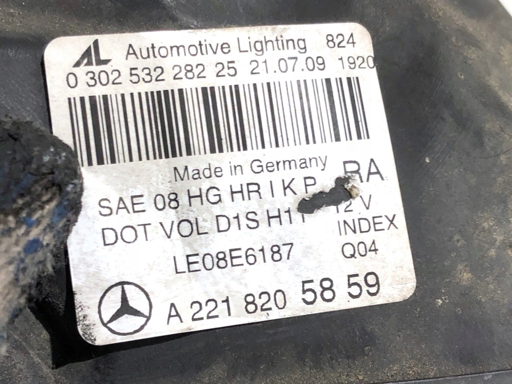 Frontscheinwerfer Mercedes-Benz W221 A2218205859A2218205859 Rechts Headlight SCH3414920625od