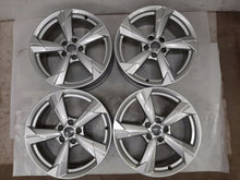 Load image into Gallery viewer, 4x Alufelge 18 Zoll 8.0" 5x112 39ET Glanz Silber 4K0601025D Audi A6 C8 Rim Wheel FEL3859377775dm