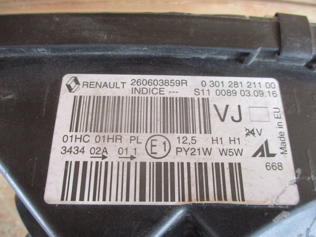 Frontscheinwerfer Renault Captur I 260603859R Links Scheinwerfer Headlight SCH1446863891tw