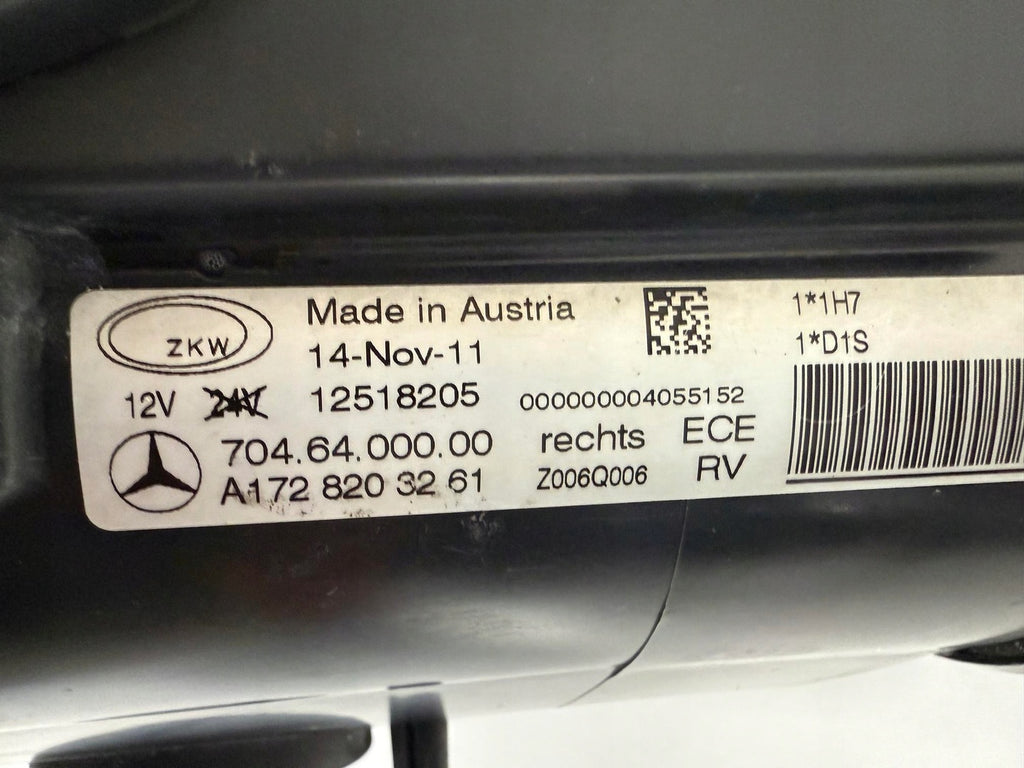 Frontscheinwerfer Mercedes-Benz Slk Amg A1728203261 LED Rechts Headlight SCH6085839331hl