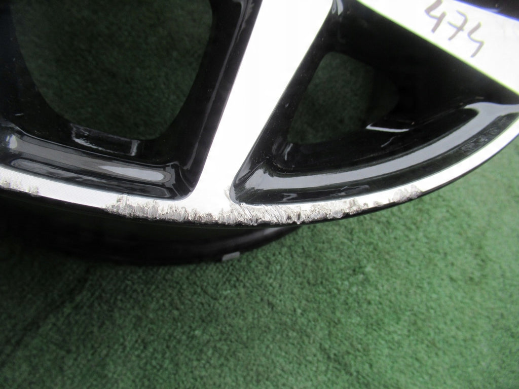 1x Alufelge 18 Zoll 7.0" 4x108 37,5ET Glanz Schwarz HN1C-BA Ford Ecosport