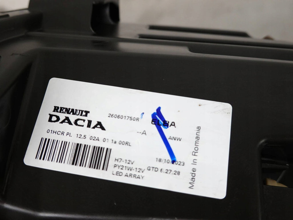 Frontscheinwerfer Dacia Sandero III Jogger 260601750R LED Links Headlight