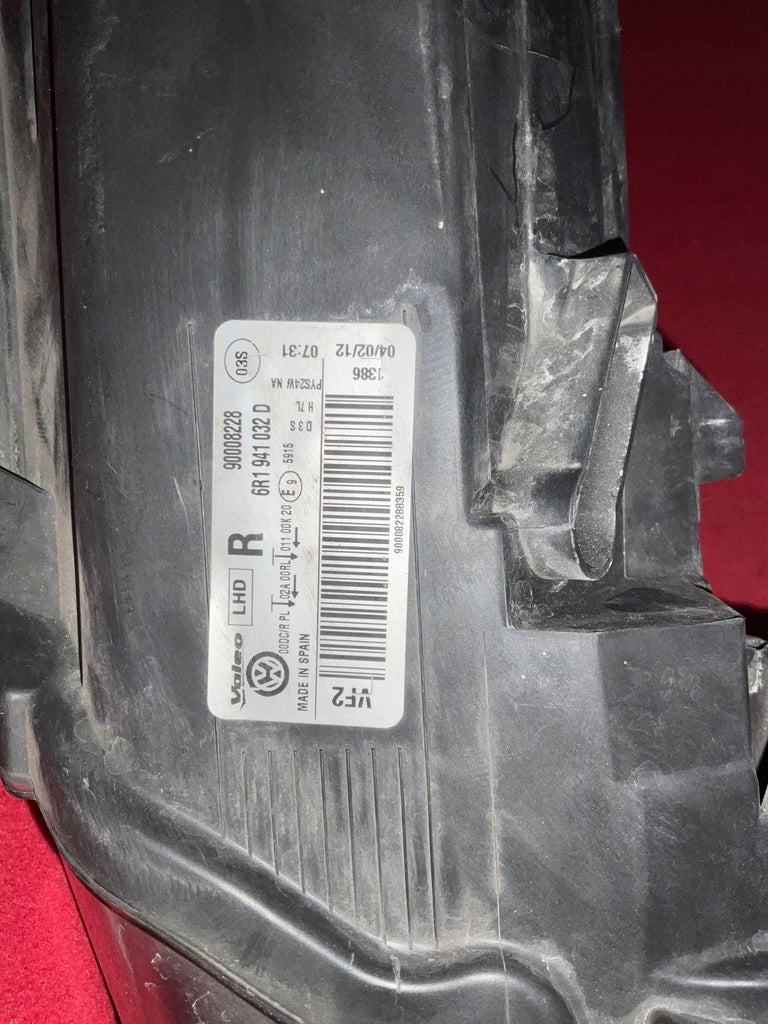 Frontscheinwerfer VW Polo 6R1941032D Xenon Rechts Scheinwerfer Headlight