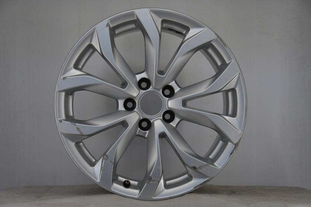 1x Alufelge 18 Zoll 8.0" 5x112 39ET Glanz Silber 4G0601025 Audi Rim Wheel