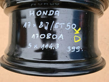 Laden Sie das Bild in den Galerie-Viewer, 1x Alufelge 17 Zoll 8.0&quot; 5x114.3 50ET 17080A Honda Civic Rim Wheel