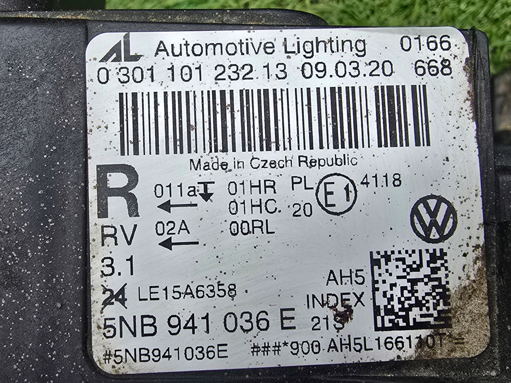 Frontscheinwerfer VW Tiguan 5NB941036E LED Rechts Scheinwerfer Headlight SCH3279655980ic