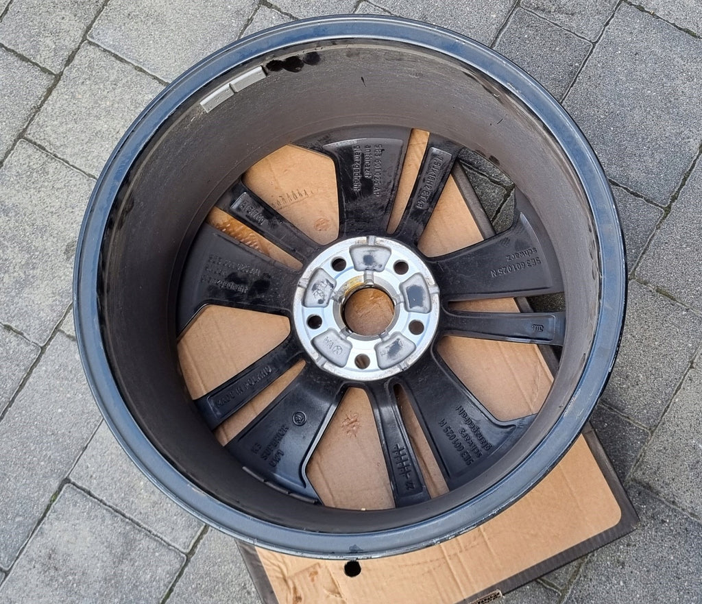 1x Alufelge 18 Zoll 7.5" 5x112 48ET Graphit 601025 Skoda Octavia 5e3 Iv