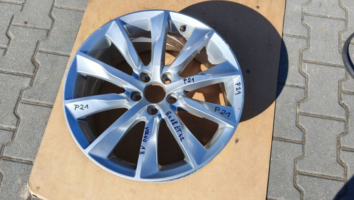 1x Alufelge 18 Zoll 5x108 31362840 Volvo V90 Rim Wheel FEL3048773281wp