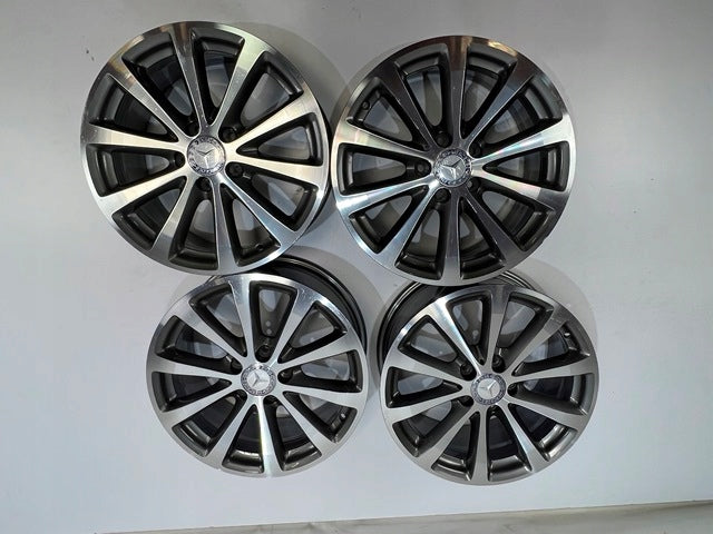 4x Alufelge 17 Zoll 7.5" 5x112 A2134011300 Mercedes-Benz W213 Rim Wheel FEL4540386257bl