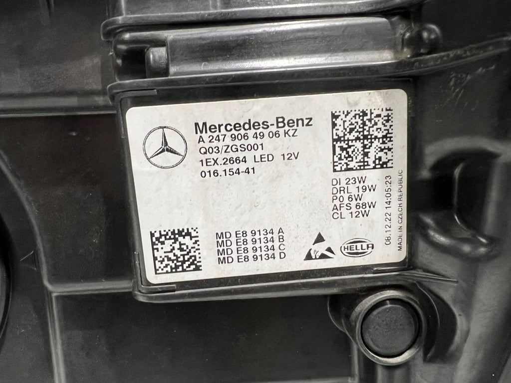 Frontscheinwerfer Mercedes-Benz Gla A2479064906 LED Links Scheinwerfer Headlight SCH9914199609jy