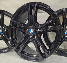 Laden Sie das Bild in den Galerie-Viewer, 4x Alufelge 18 Zoll 8.0" 5x112 57ET Glanz Schwarz 8292352 BMW 1 F40 Mg Rim Wheel FEL8448444040rm