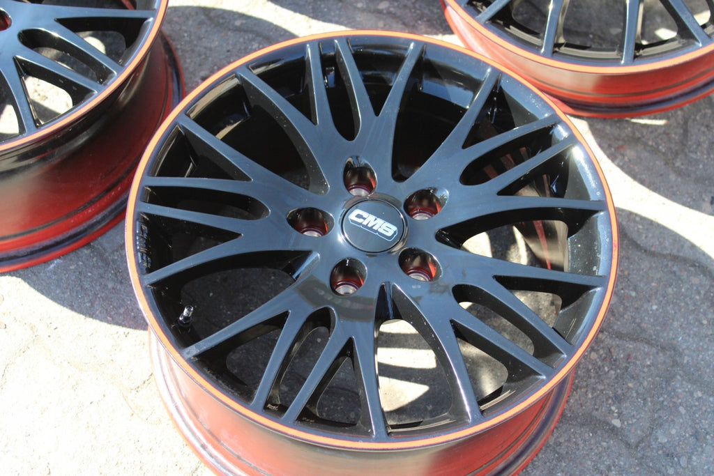 4x Alufelge 17 Zoll 7.5" 5x120 35ET Glanz Schwarz KBA46572 BMW 3 F30 E90 FEL9957279191gb
