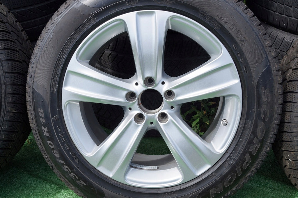 4x Alufelge 18 Zoll 8.0" 5x112 38ET Glanz Silber A2534012100 Mercedes-Benz Glc FEL2018832577ly