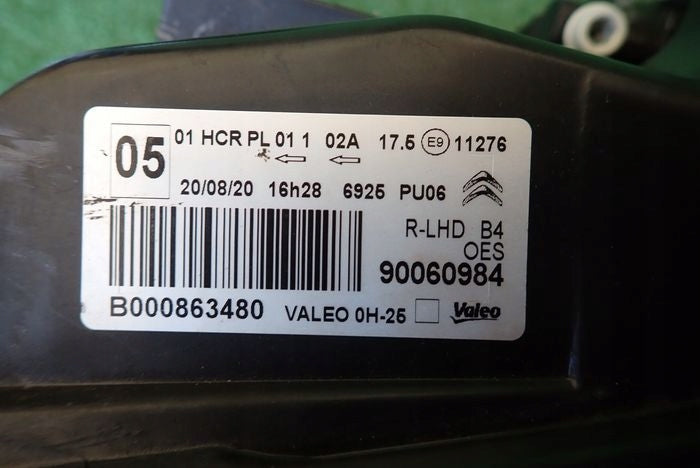 Frontscheinwerfer Citroën C1 II 90060984 Rechts Scheinwerfer Headlight SCH9201616285pi