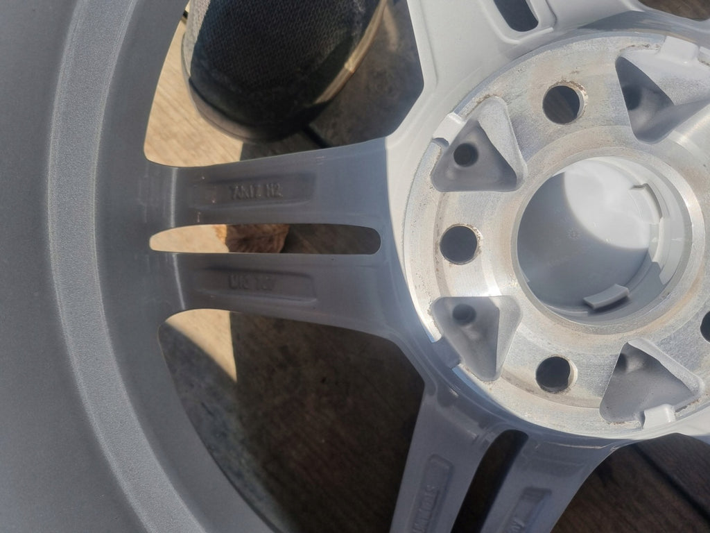 4x Alufelge 17 Zoll 7.0" 5x112 44 5ET Glanz Silber KBA49955 Mercedes-Benz Gla FEL3504690375bi