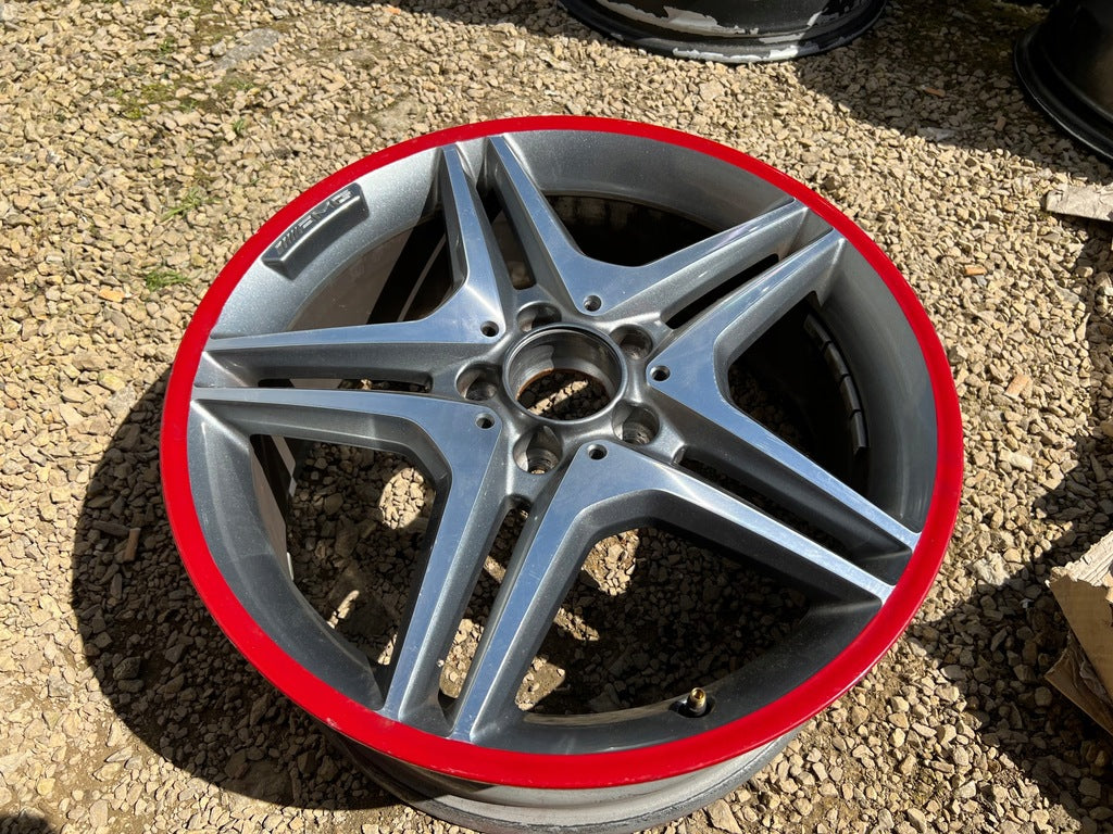 1x Alufelge 18 Zoll 7.5" 5x112 52ET Glanz Grau A1764010302 Mercedes-Benz Amg FEL8463143223gf