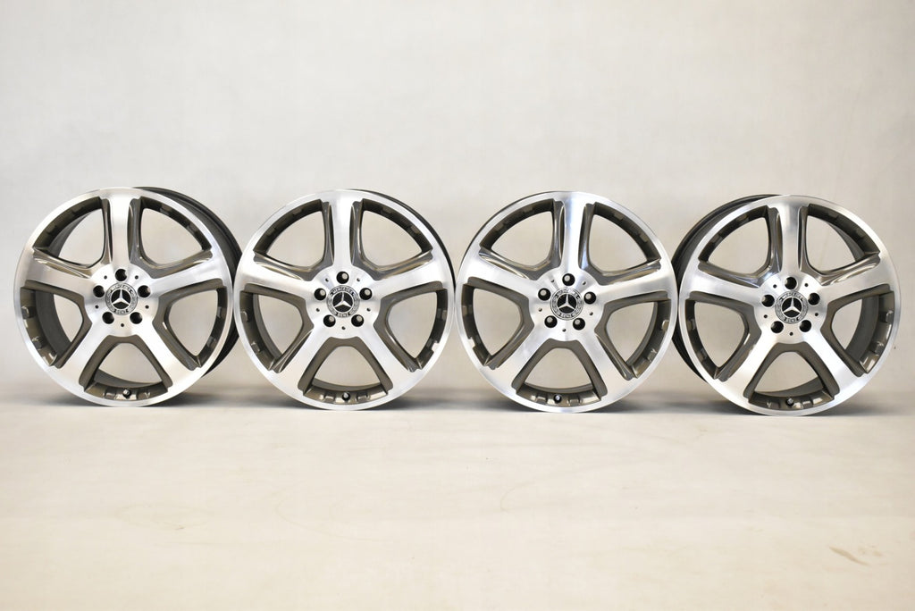 4x Alufelge 19 Zoll 8.0" 5x112 60ET Glanz Grau A1644011202 Mercedes-Benz Mg FEL3866445514fv