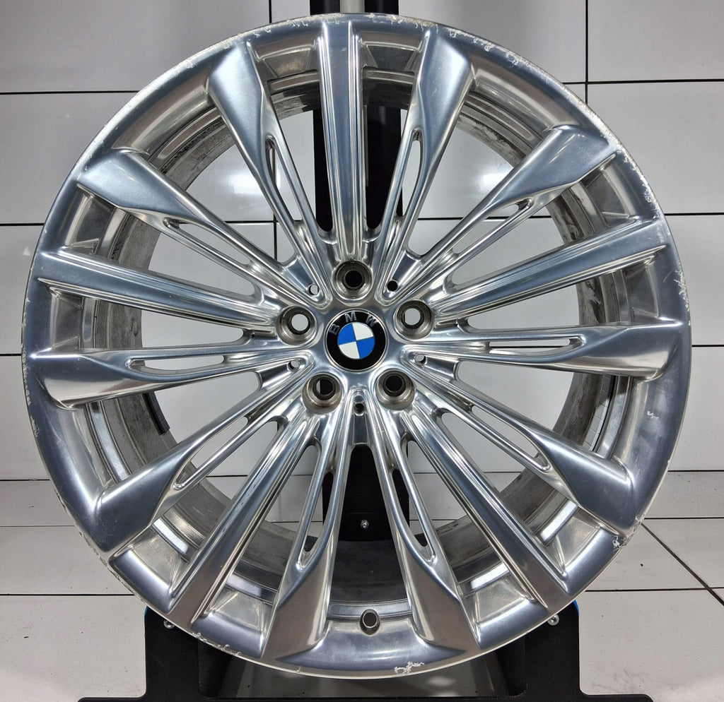 1x Alufelge 20 Zoll 8.5" 5x112 25ET Glanz Silber 6868051 BMW G32 G11 Rim Wheel FEL4536638048tg