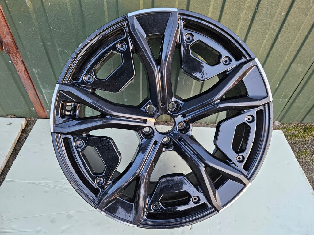 1x Alufelge 22 Zoll 9.5" 5x112 37ET 5A02658 BMW G07 X6 G06 Rim Wheel FEL8925843439bg