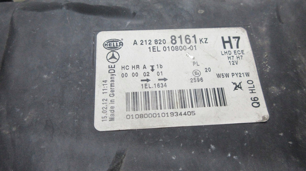 Frontscheinwerfer Mercedes-Benz W212 A2128208161 Links Scheinwerfer Headlight SCH1754990349nc