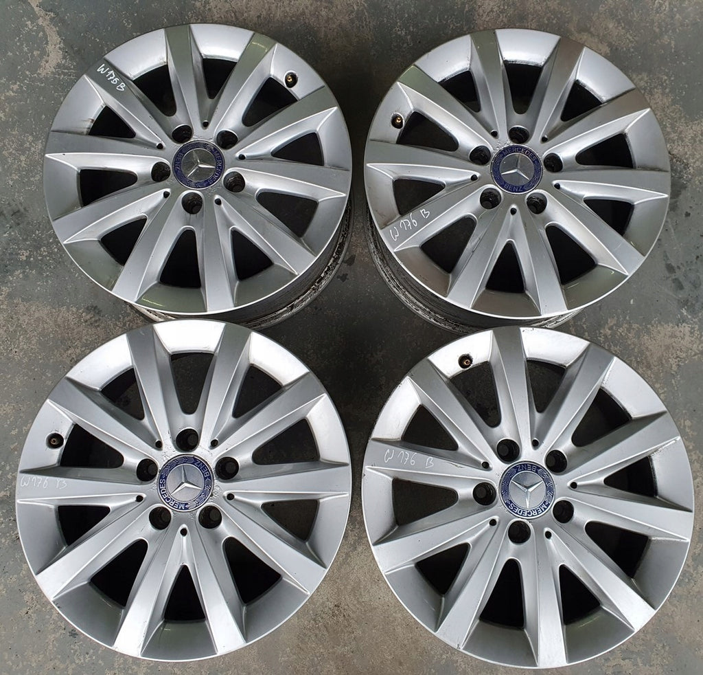 4x Alufelge 16 Zoll 6.5" 5x112 49ET Mercedes-Benz W176 Rim Wheel FEL5399937722jb