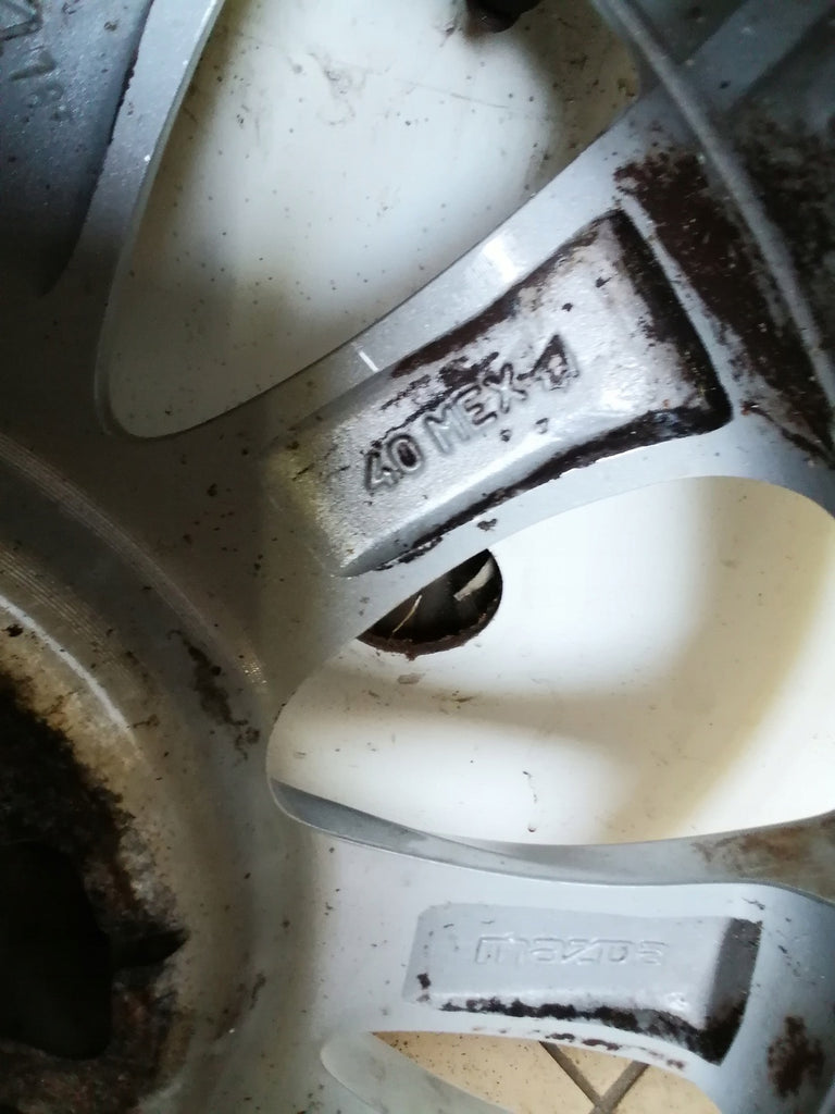 1x Alufelge 15 Zoll 5.5" 4x100 40ET Glanz Graphit 9965375550 Mazda Rim Wheel