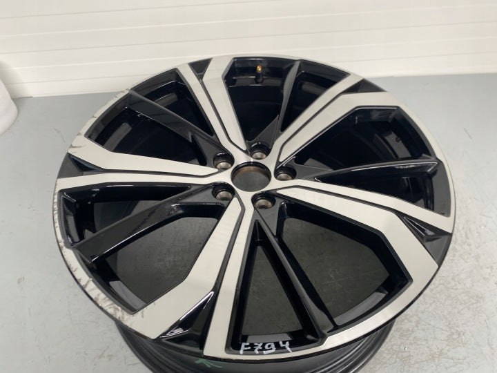 1x Alufelge 21 Zoll 8.5" 5x108 49 5ET Glanz Schwarz 32134533 Volvo Xc90 Xc60 FEL8529592214iv