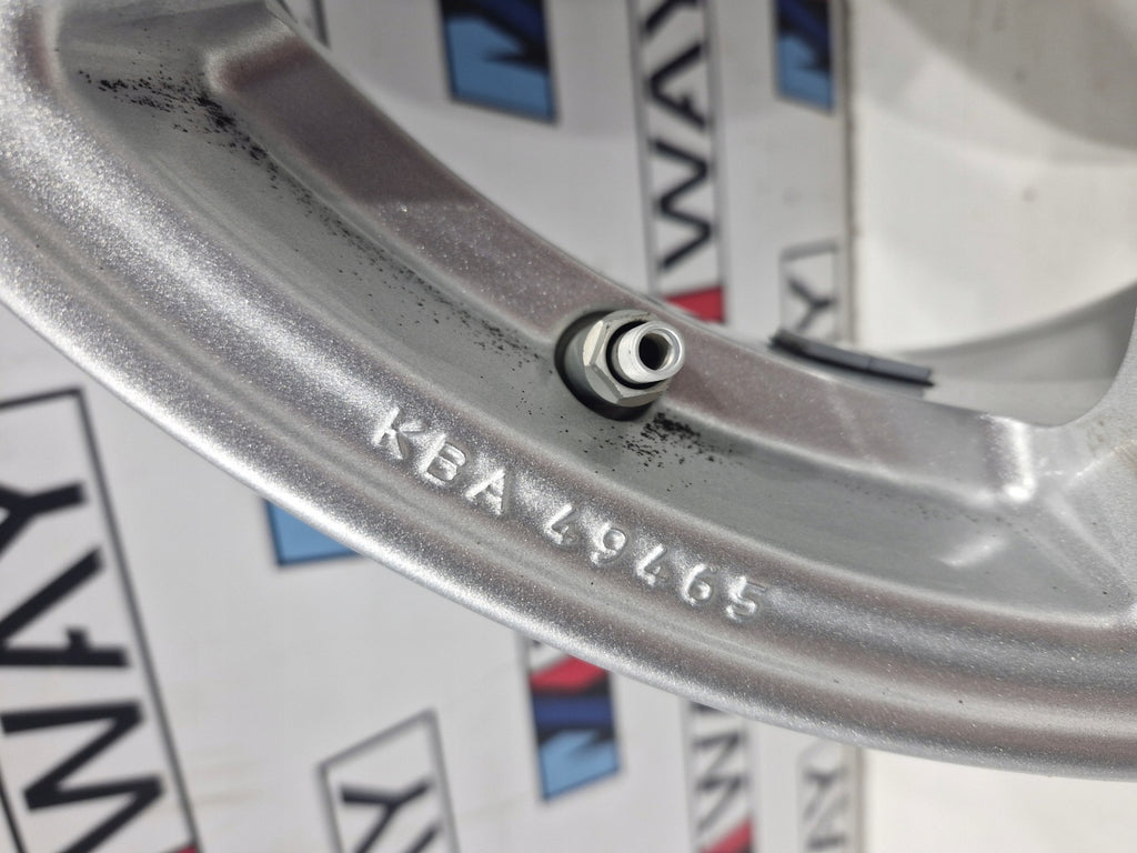 1x Alufelge 17 Zoll 7.0" 5x112 49ET Glanz Silber KBA49465 BMW 1 Rim Wheel FEL6083379082ht