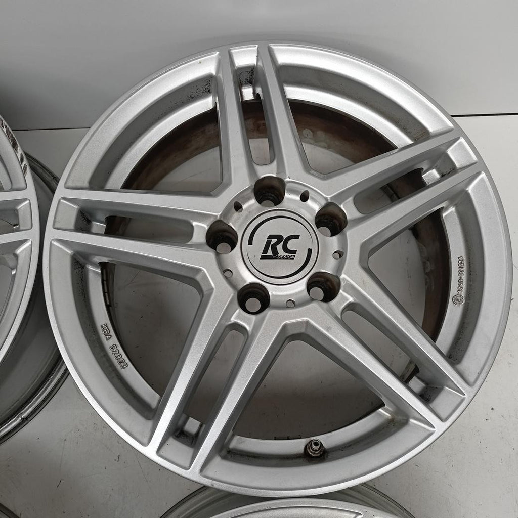 4x Alufelge 16 Zoll 6.5" 5x112 44ET Glanz Silber KBA52323 Audi I Rim Wheel FEL7979998555bl
