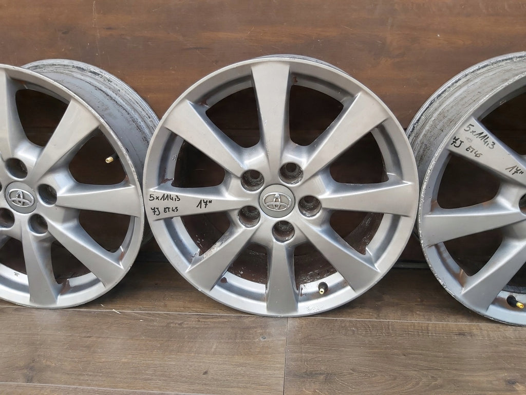 1x Alufelge 17 Zoll 7.0" 5x114.3 Toyota Corolla Verso Avensis Rim Wheel