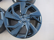 Load image into Gallery viewer, 4x Alufelge 17 Zoll 7.5" 5x108 44ET Glanz Schwarz 9843281580 Opel Astra L FEL8142736831ip