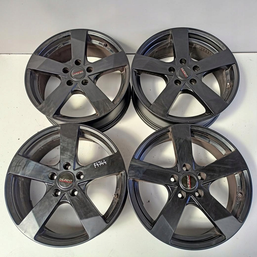 4x Alufelge 17 Zoll 7.0" 5x112 48ET Glanz Schwarz Audi I Rim Wheel FEL7708140142wv