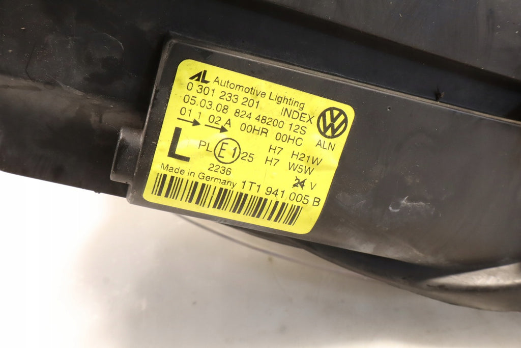 Frontscheinwerfer VW Touran 1T1941005B Links Scheinwerfer Headlight