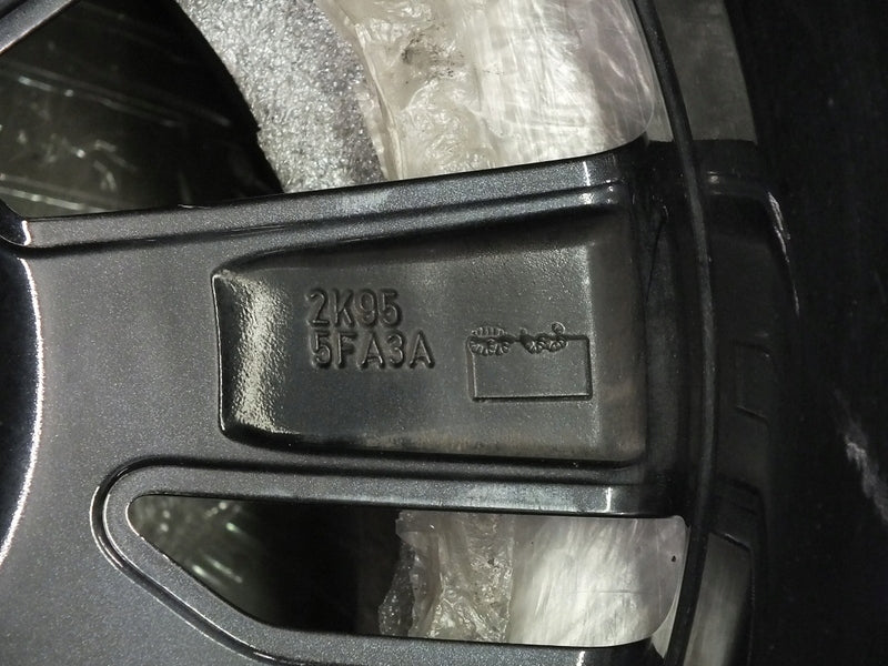 1x Alufelge 17 Zoll 6.5" 4x100 50ET Glanz Graphit AC4CH-T6 Mg Micra Rim Wheel