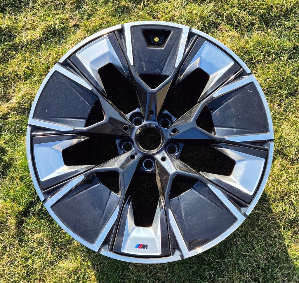 1x Alufelge 20 Zoll 8.0" 5x112 26ET Glanz Schwarz 7916267 BMW Ix3 G08 Rim Wheel FEL8762748337gc