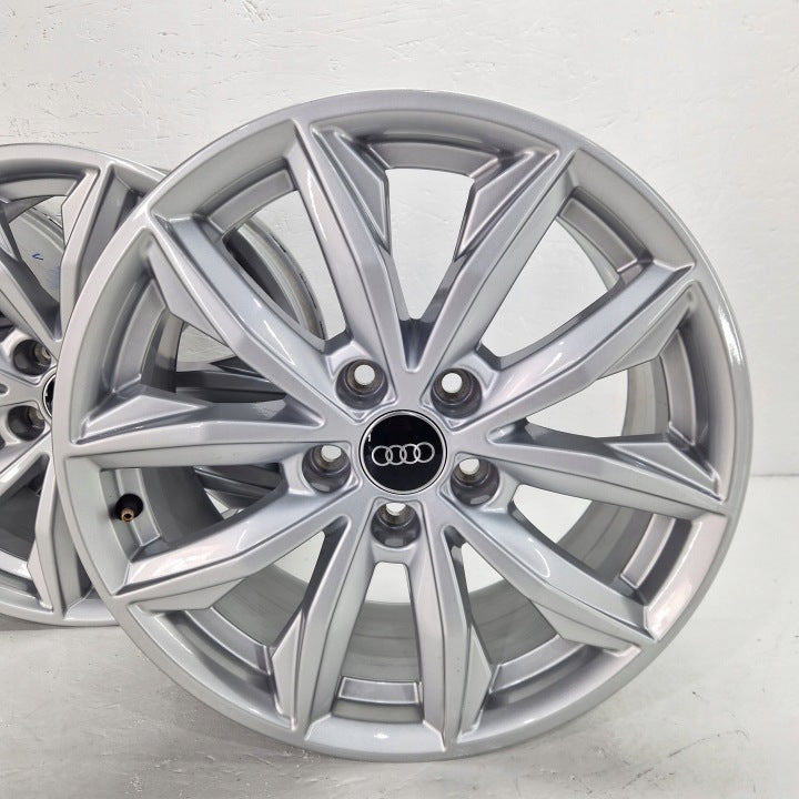 4x Alufelge 17 Zoll 7.0" 5x112 34ET Glanz Silber 80A601025J Audi Rim Wheel FEL8387486562qp