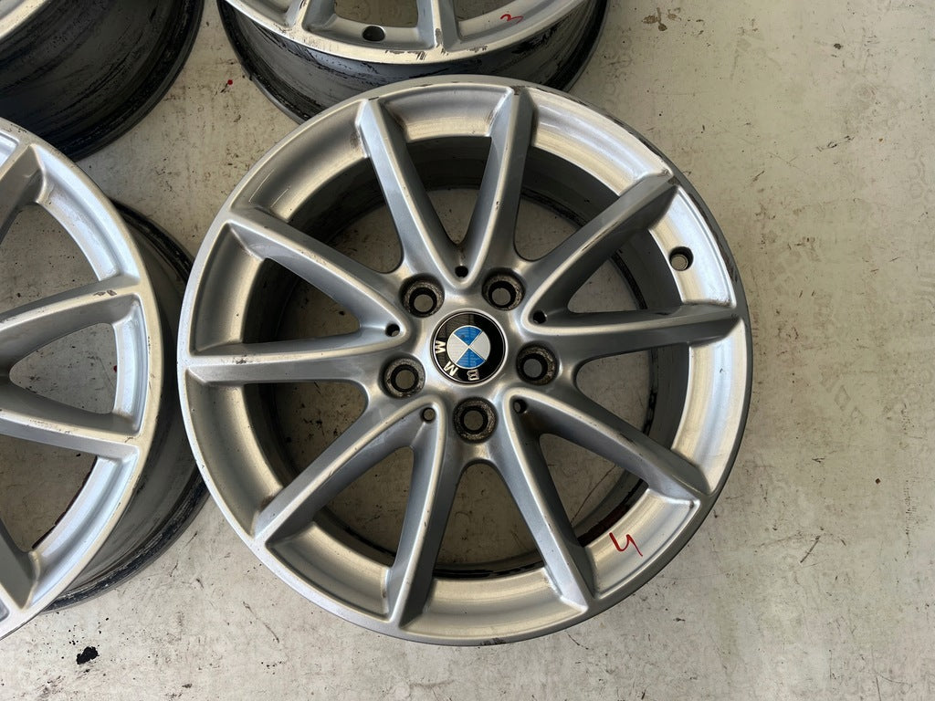 4x Alufelge 16 Zoll 7.0" 5x115 52ET Glanz Silber 6855080 BMW F45 Rim Wheel FEL2900944161cn
