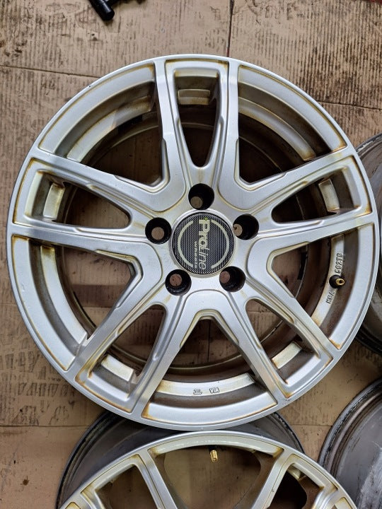 4x Alufelge 16 Zoll 6.5" 5x112 38ET Audi Fabia II Golf Vii Rim Wheel FEL4335757591ok