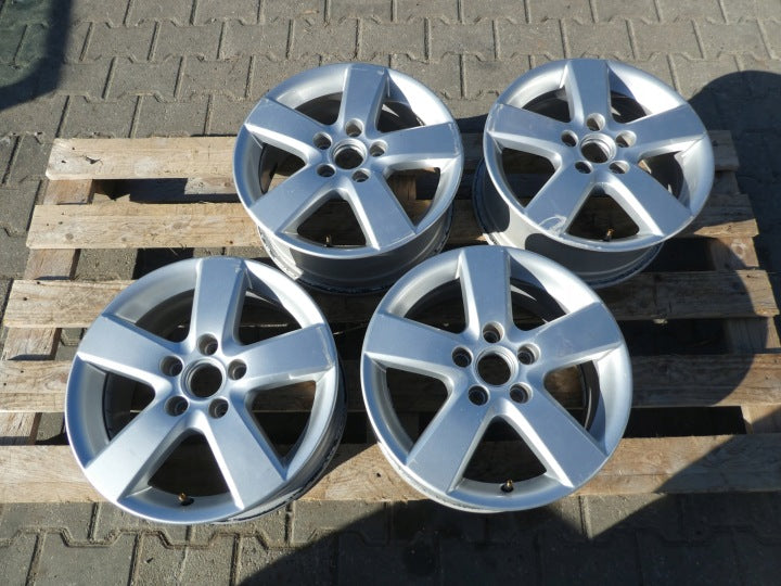 4x Alufelge 16 Zoll 6.5" 5x112 50ET 1T0601025M VW I Rim Wheel FEL9133796630pr